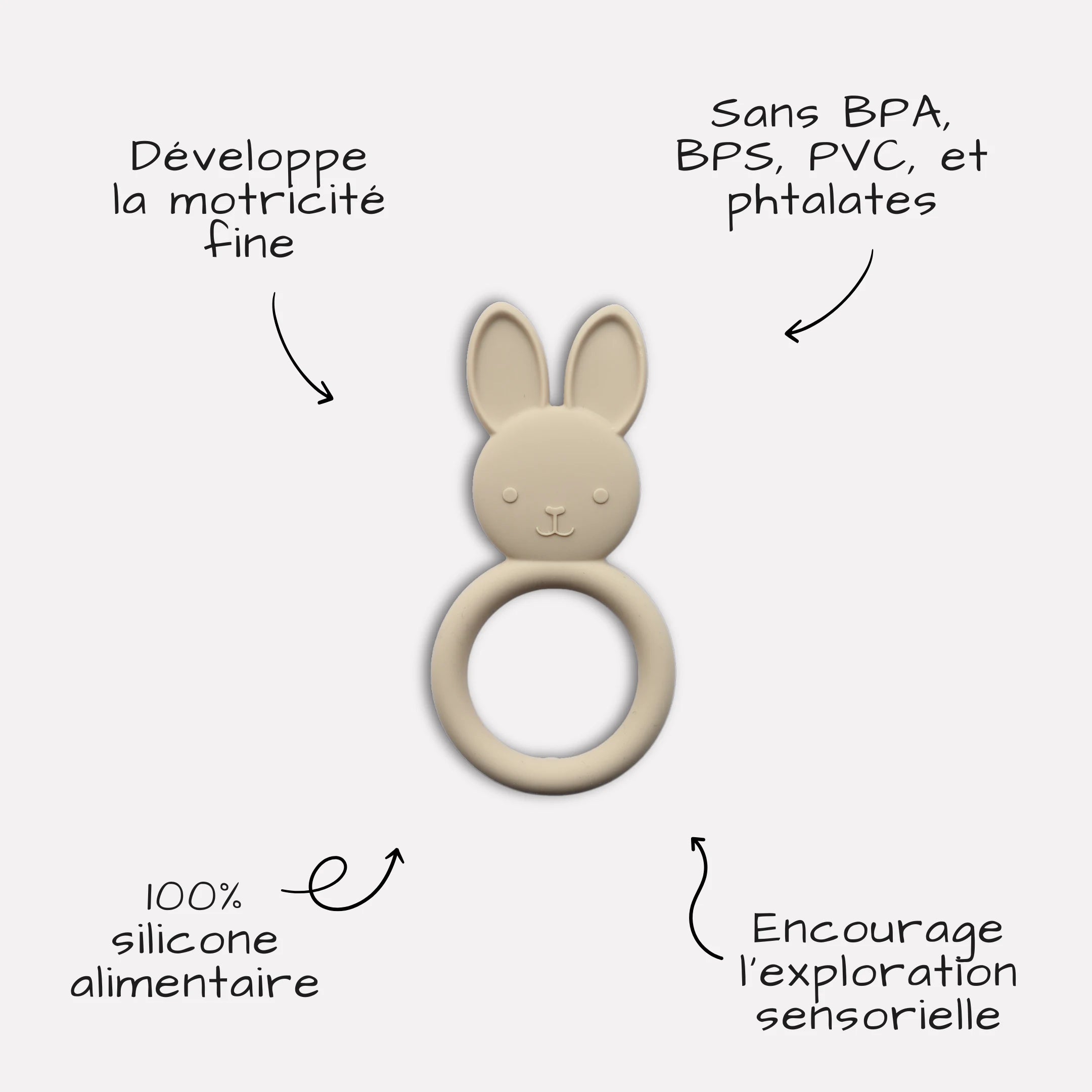 Anneau de dentition Lapin